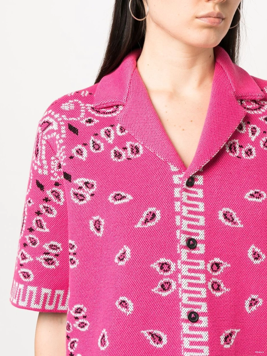 Affordable Alanui short-sleeved Women shirt paisley-print 0825